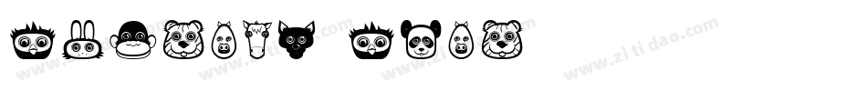 Plastic Pets字体转换